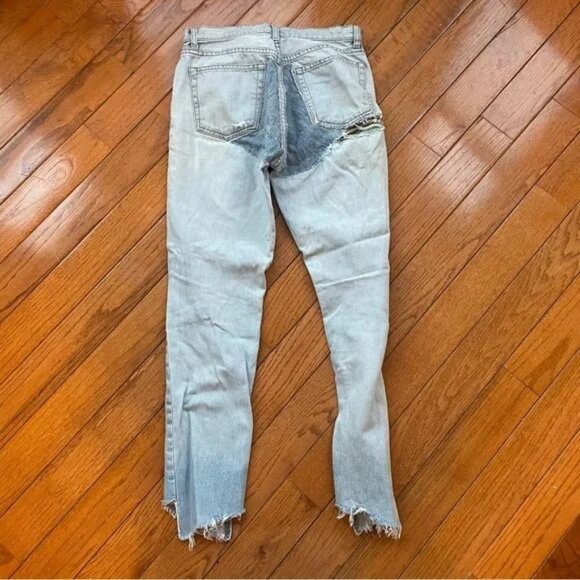 Reformation OOAK Distressed Jeans - Picture 4 of 5